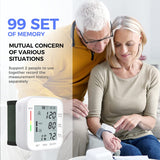 Wrist Blood Pressure Monitor with Automatic Memory for Home Use