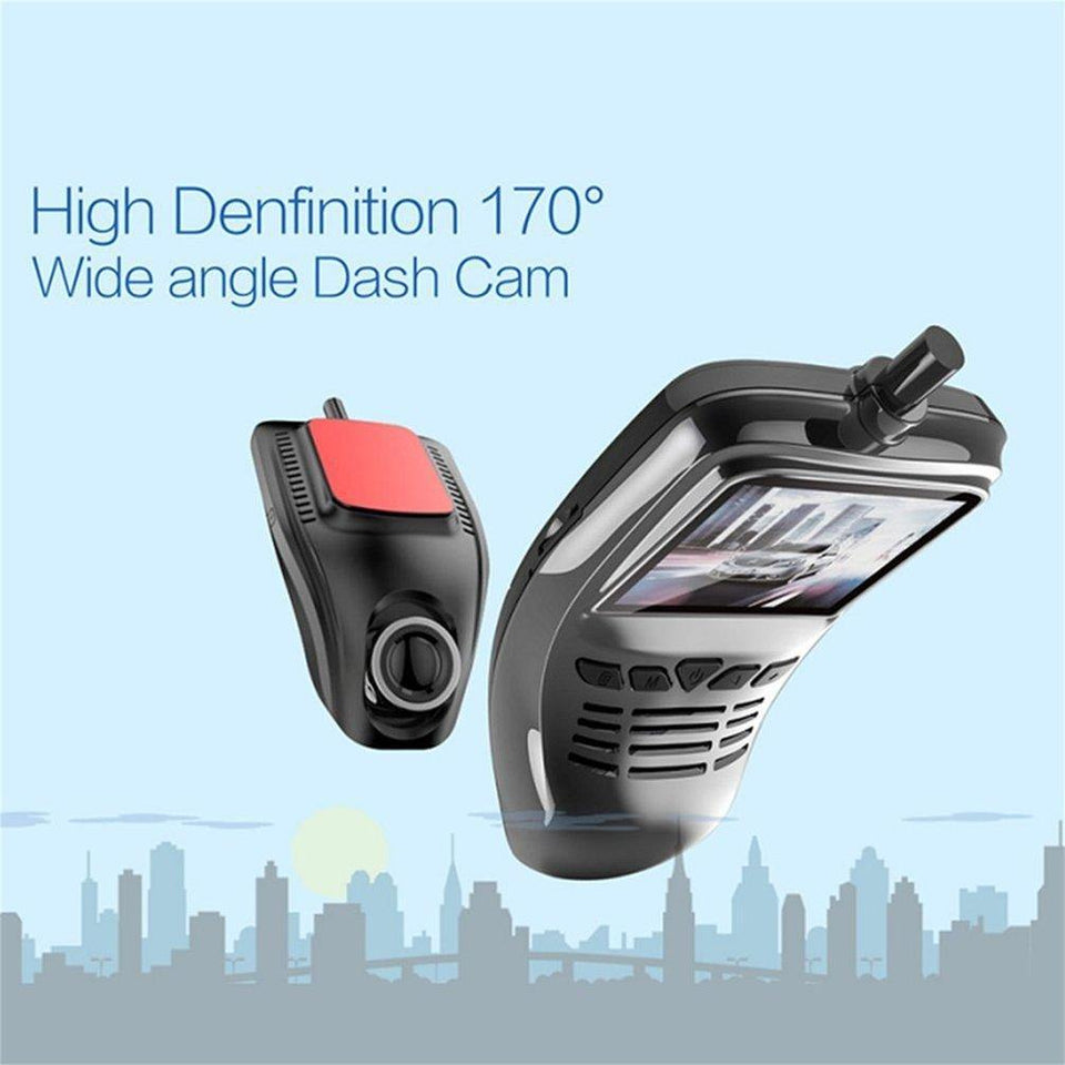 Dash Cam Car DVR Recorder Camera with Wifi Full HD 1080p Wide Angle Lens - The Gadgets Outlet